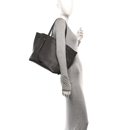Celine Soft Grained Calfskin Small Belt Cabas Phantom Taupe 2 of 12