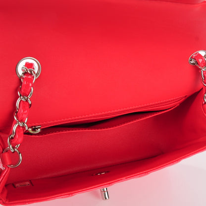Chanel Patent Calfskin Quilted Mini Rectangular Flap Coral 8 of 8
