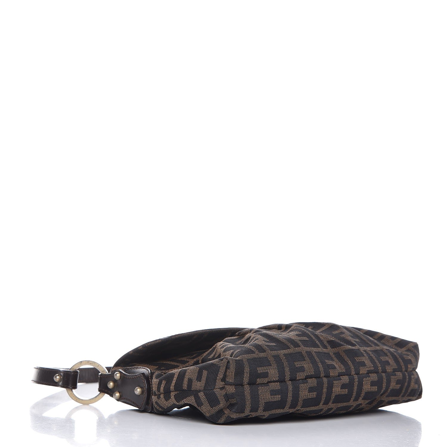 Fendi Zucca Small Chef Shoulder Bag Tobacco 4 of 8