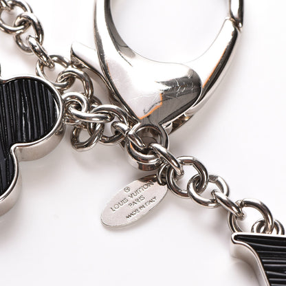 Louis Vuitton Fleur d'Epi Bag Charm Black 3 of 4