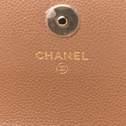 Chanel Caviar Quilted Business Affinity Clutch With Chain Flap Dark Beige 7 of 12