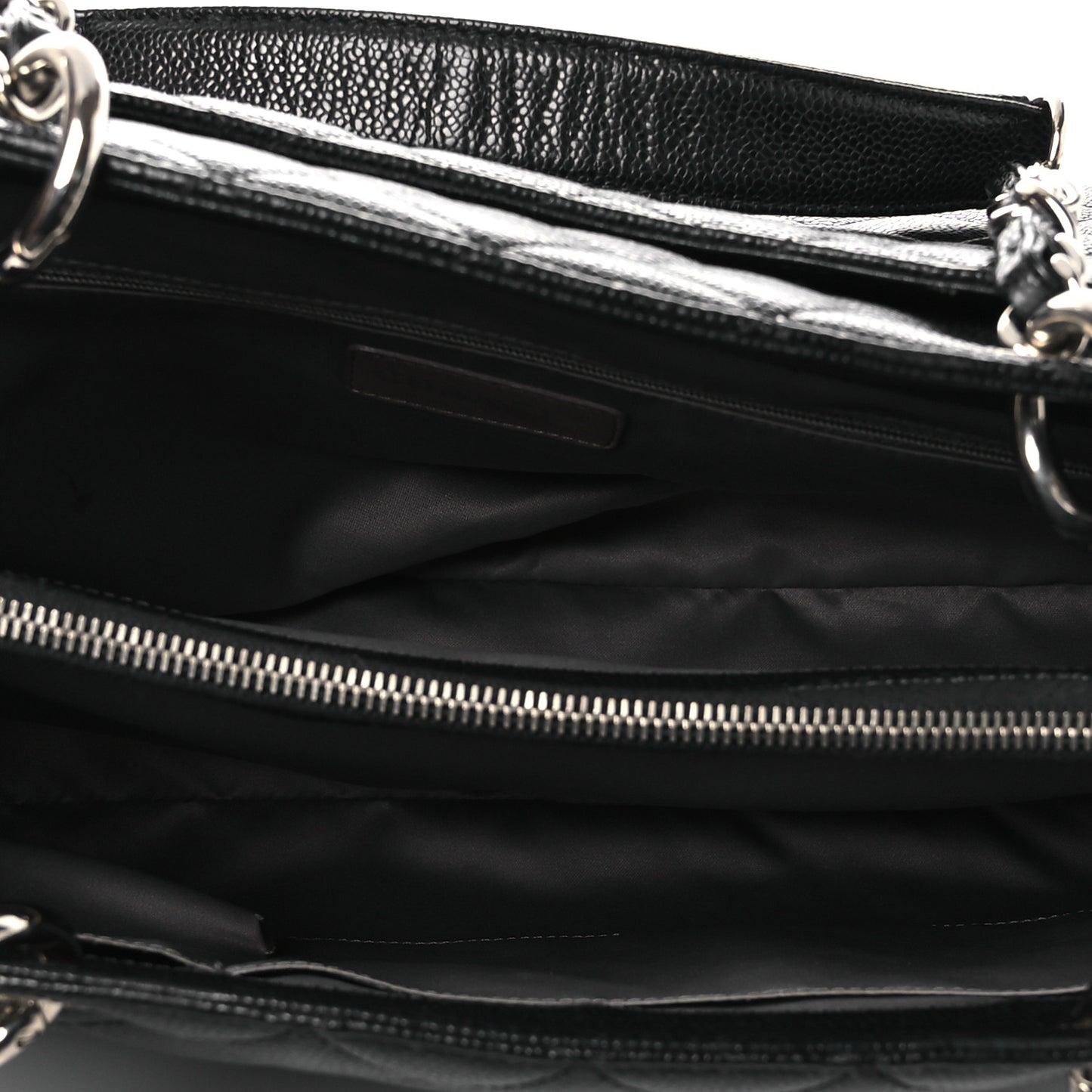 Caviar Quilted XL Grand Shopping Tote GST Black
