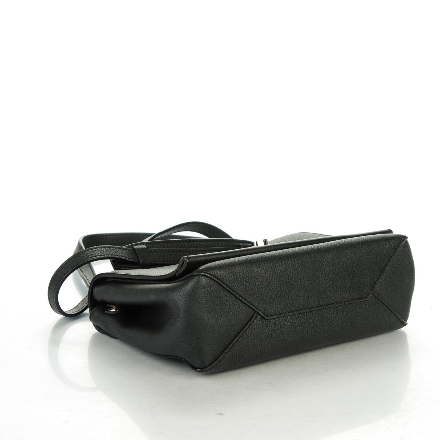 Louis Vuitton Calfskin Lockme II Chain Bag BB Black 4 of 7