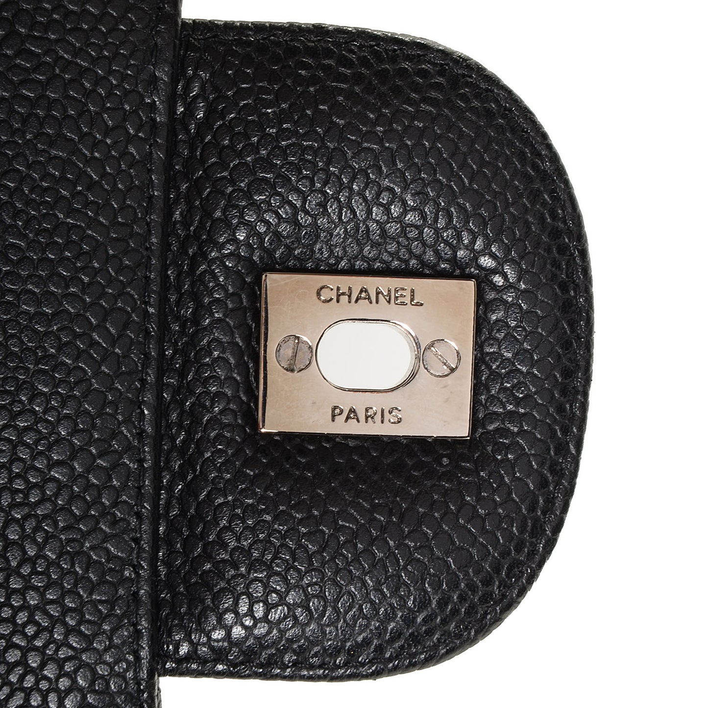 Caviar Maxi Single Flap Black