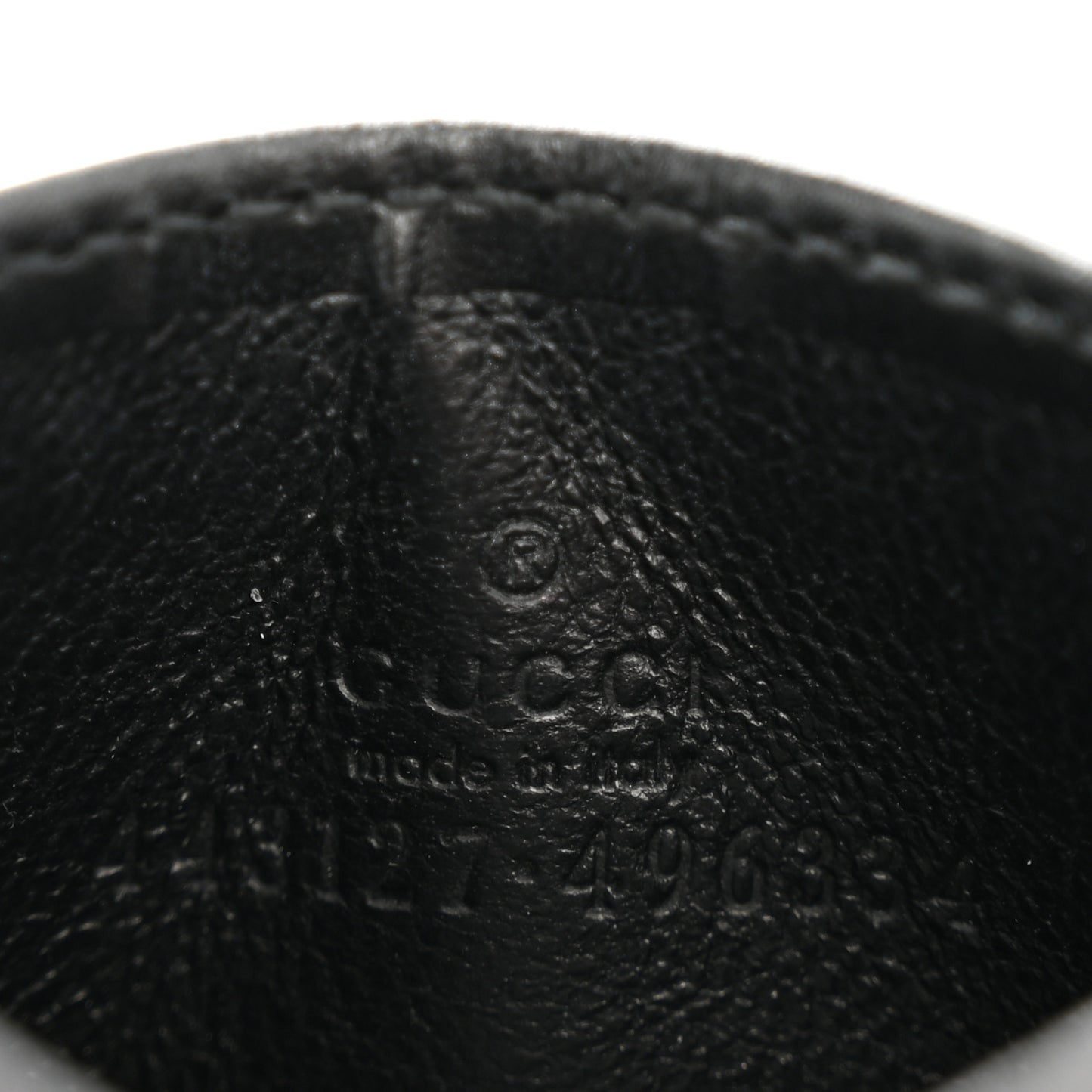 Calfskin Matelasse GG Marmont Card Holder Black