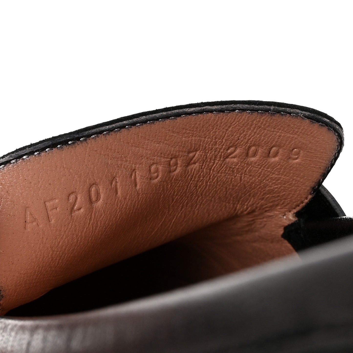 Goatskin Womens Paris Loafers 37 Black
