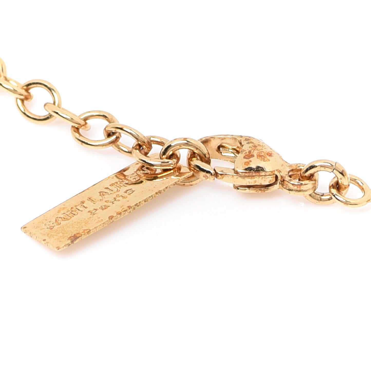 Brass Monogram Charm Bracelet