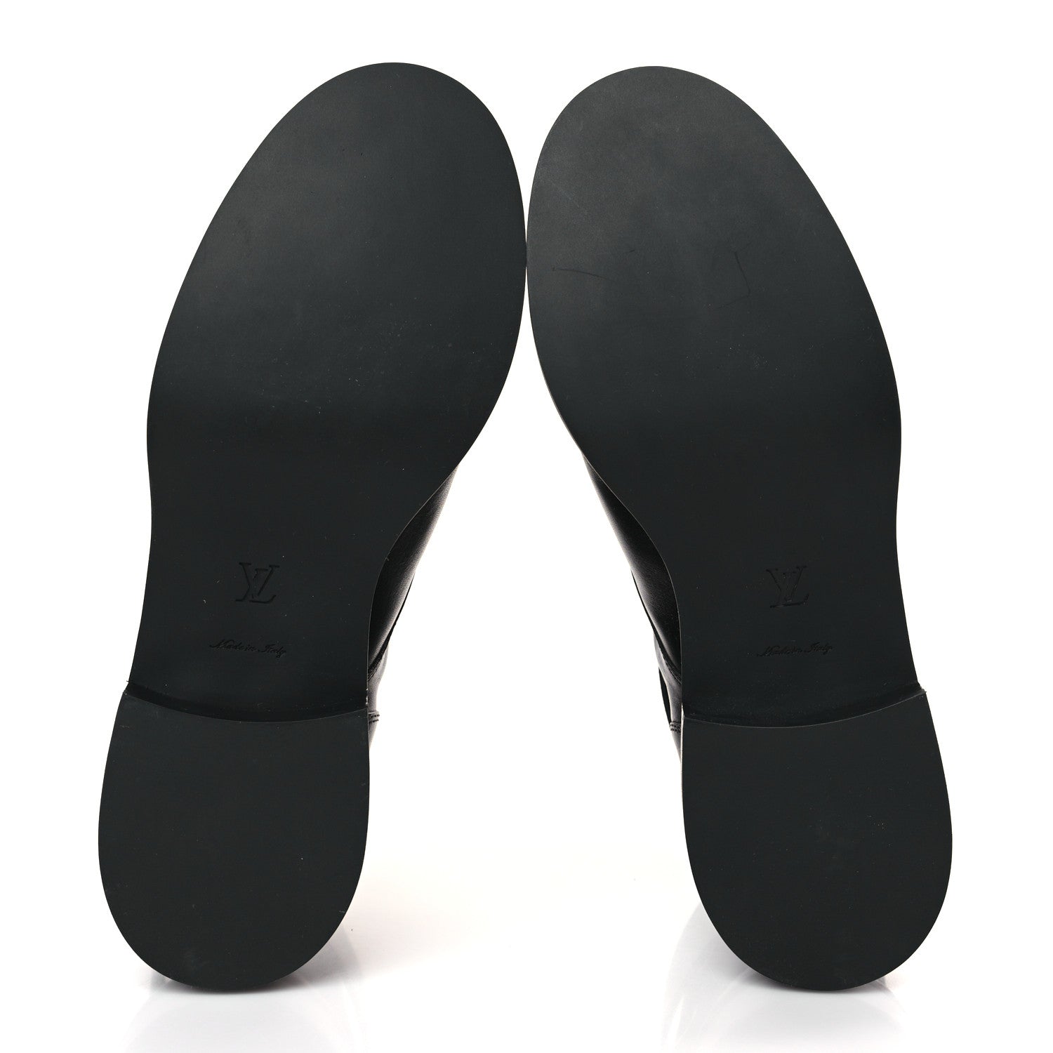 Louis Vuitton Calfskin Wonderland Flat Ranger Boots 39 Black 5 of 9
