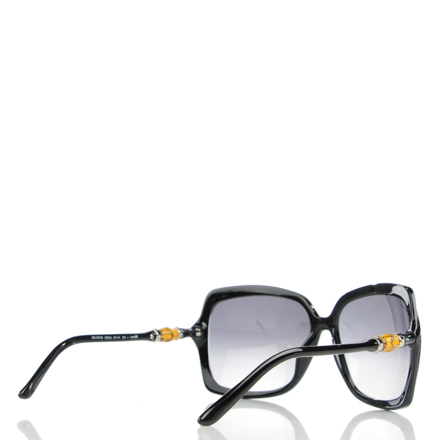 Oversized Bamboo Sunglasses 3131/S Black