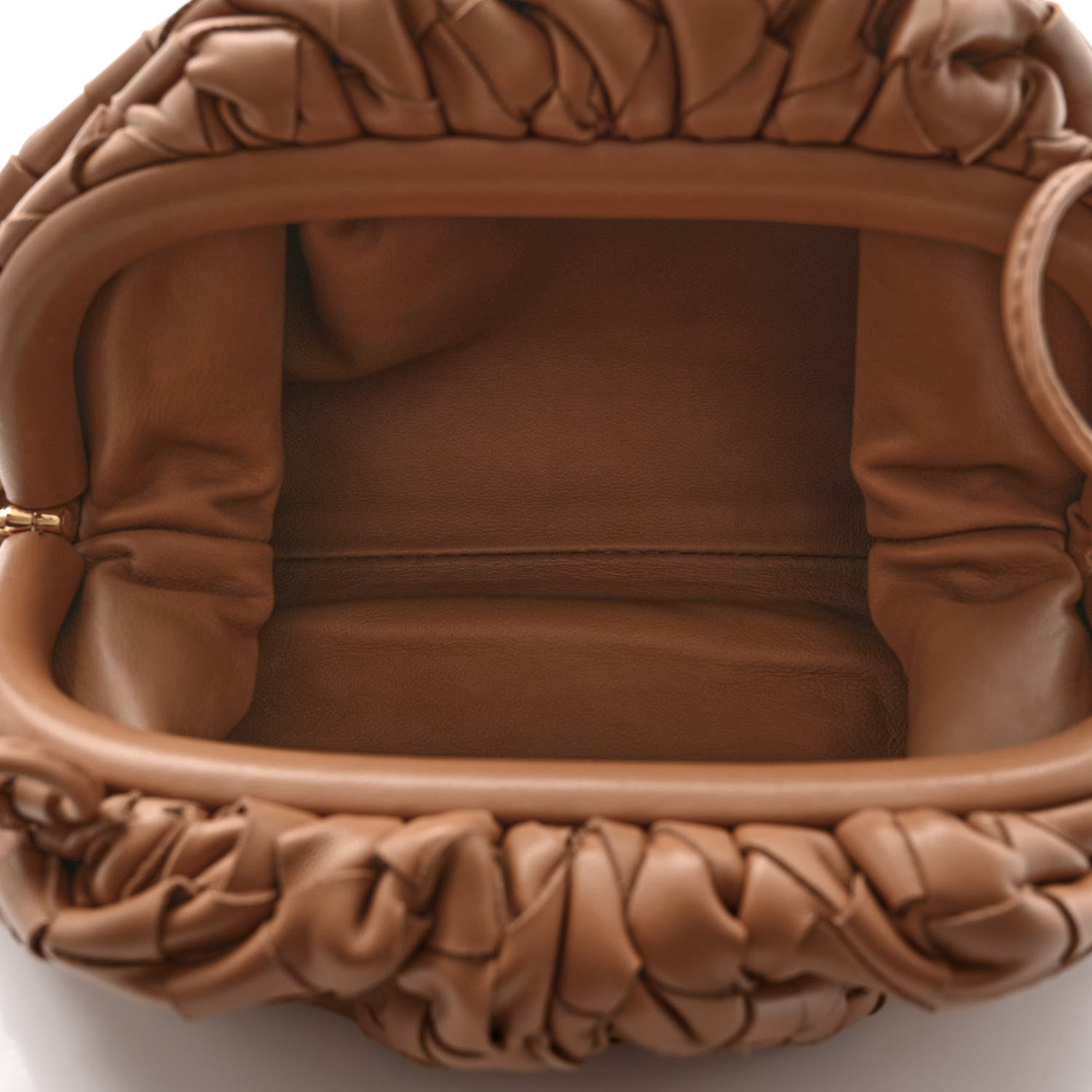 Bottega Veneta Nappa Intrecciato The Mini Pouch Carmel 5 of 9