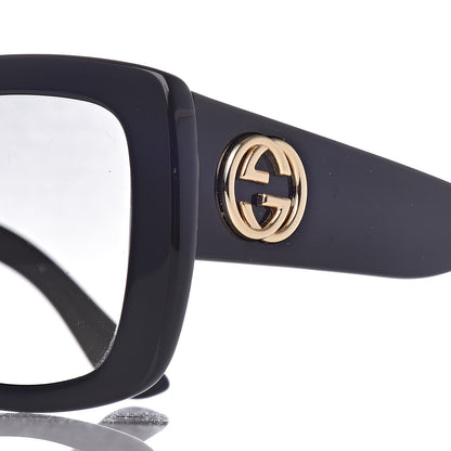 Gucci Acetate Square Frame Sunglasses GG0141S Black 7 of 8