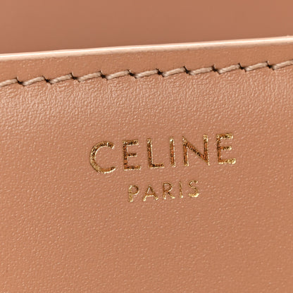 Celine Shiny Calfskin Triomphe Chain Bag Desert Rose 6 of 13