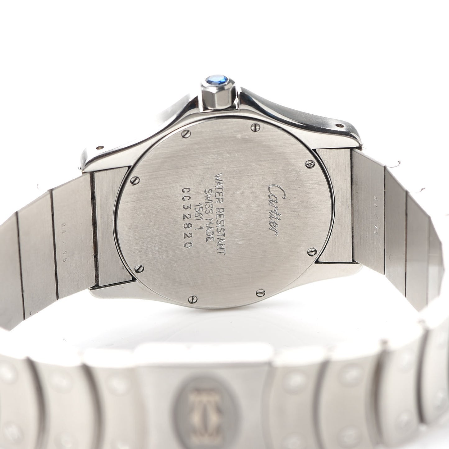 Stainless Steel 29mm Santos Cougar Quartz Watch