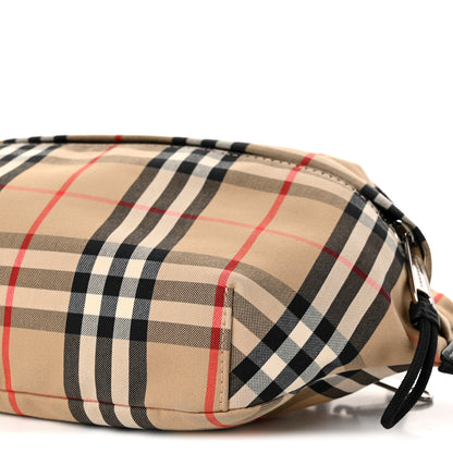 Burberry Nylon Vintage Check Medium Sonny Bum Bag  Archive Beige Black 11 of 11