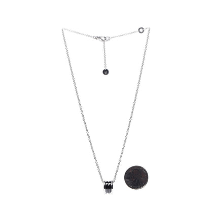 Bulgari Sterling Silver Ceramic Save The Children Pendant Necklace 3 of 7
