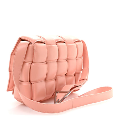 Bottega Veneta Nappa Maxi Intreccio Padded Cassette Crossbody Bag Peachy 3 of 11