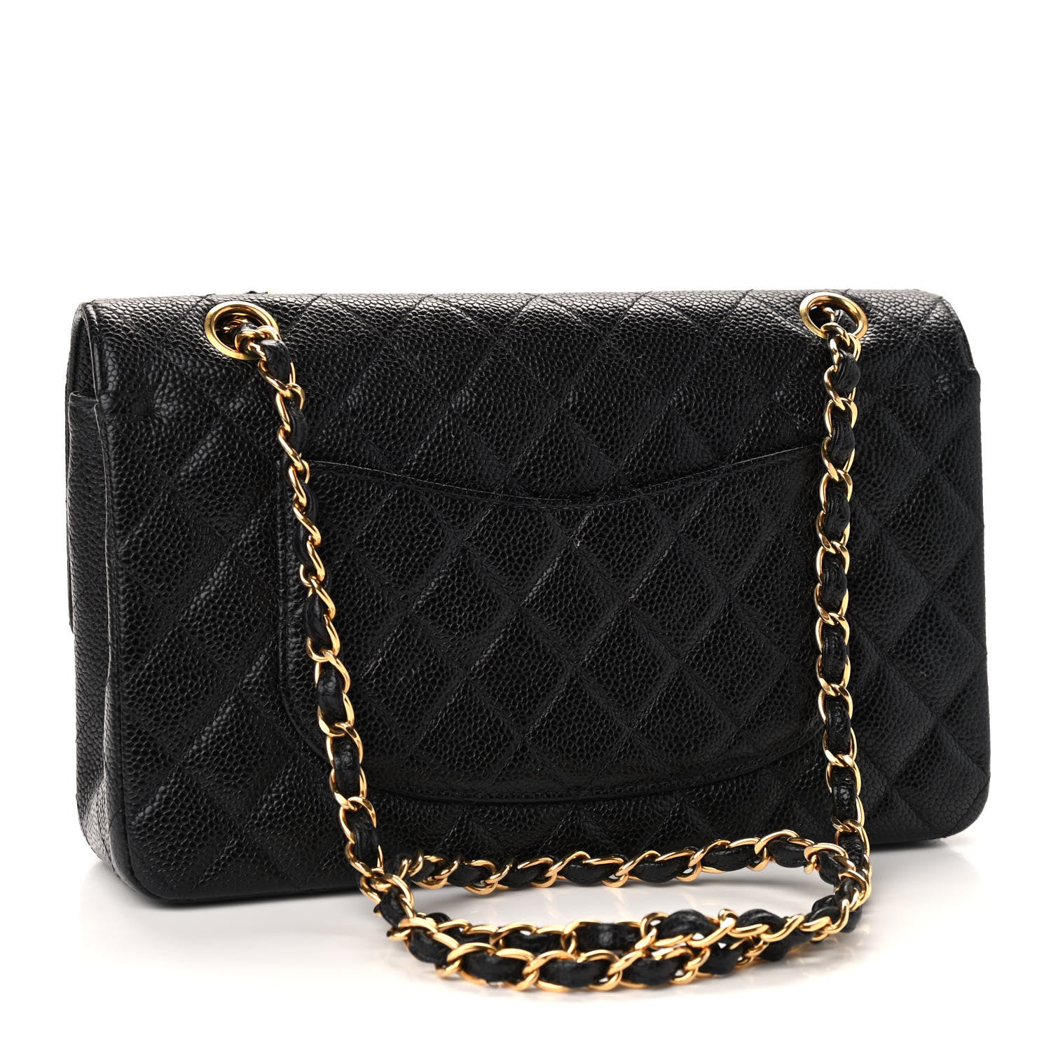 Chanel Caviar Quilted Medium Double Flap Black 3 of 13