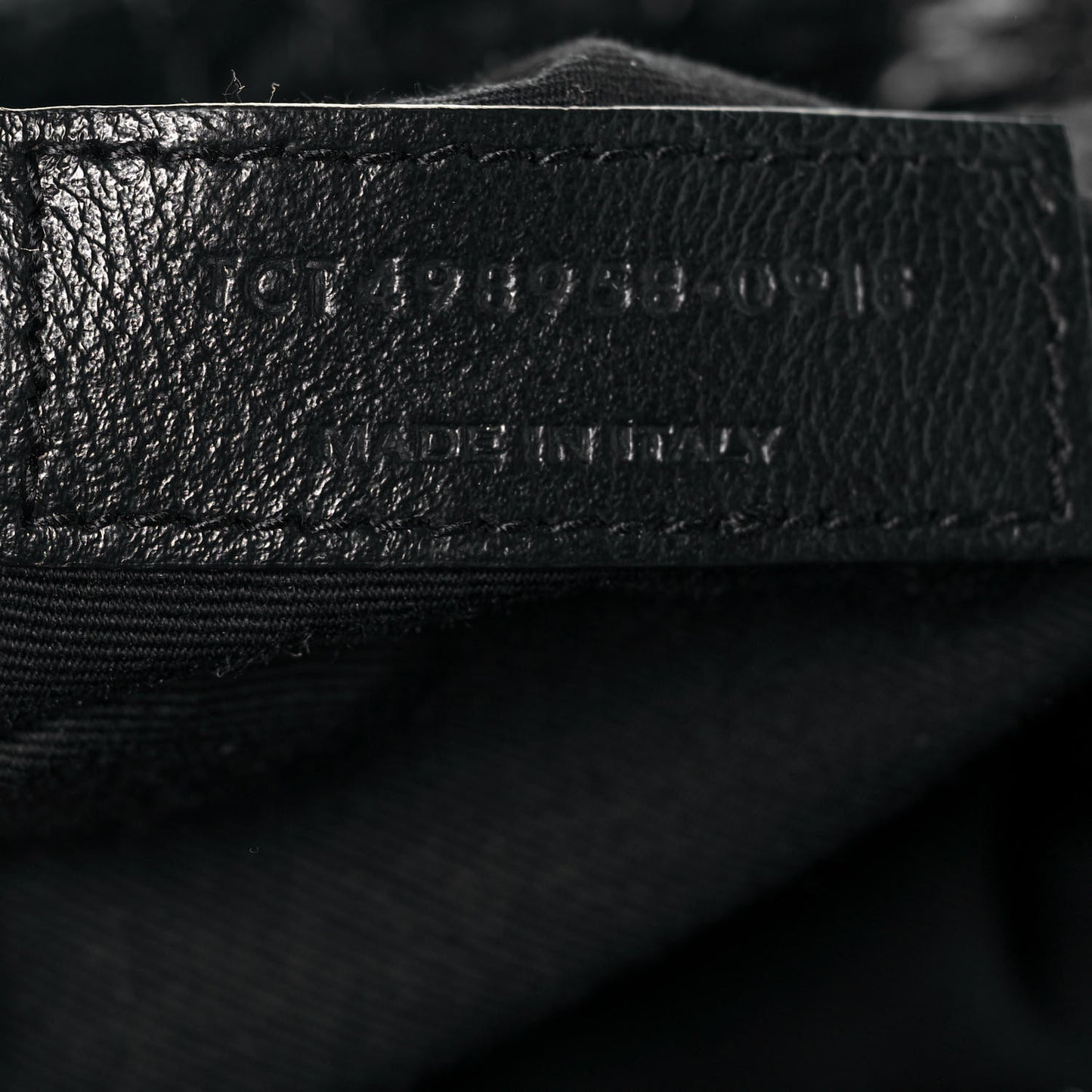 Crinkled Calfskin Matelasse Monogram Medium Niki Chain Satchel Black