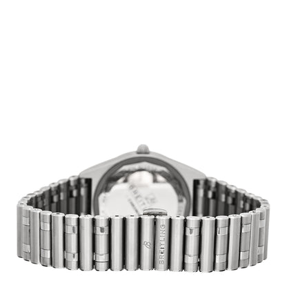 Breitling Stainless Steel Diamond Bezel 32mm Chronomat Quartz Watch Silver A77310591A1A1 3 of 5