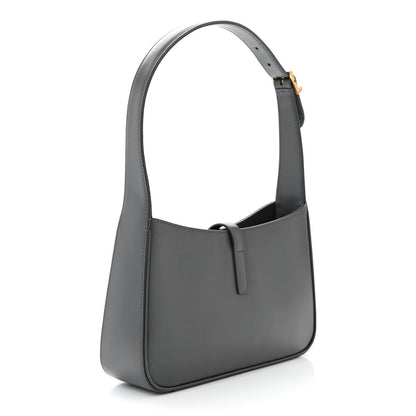 Saint Laurent Smooth Calfskin Le 5 A 7 Hobo Storm 3 of 15