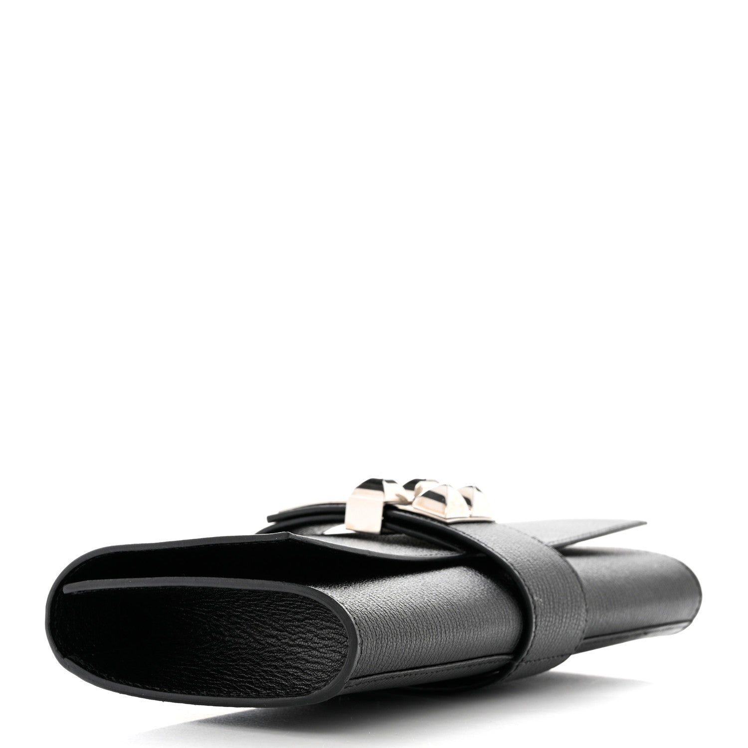 Hermes Chevre Mysore Medor 23 Clutch Black 4 of 9