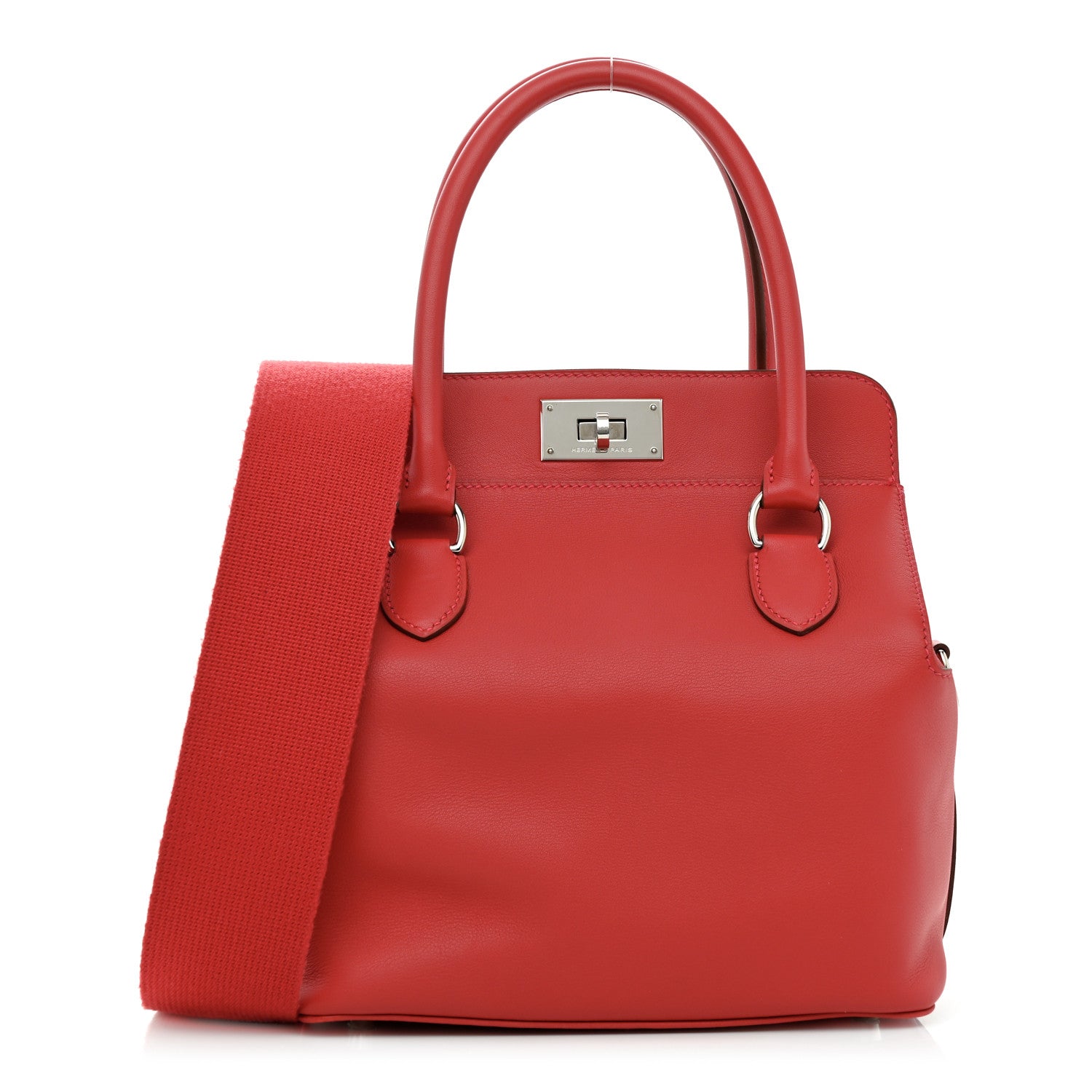 Hermes Swift Toolbox 20 Rouge Tomate 1 of 10