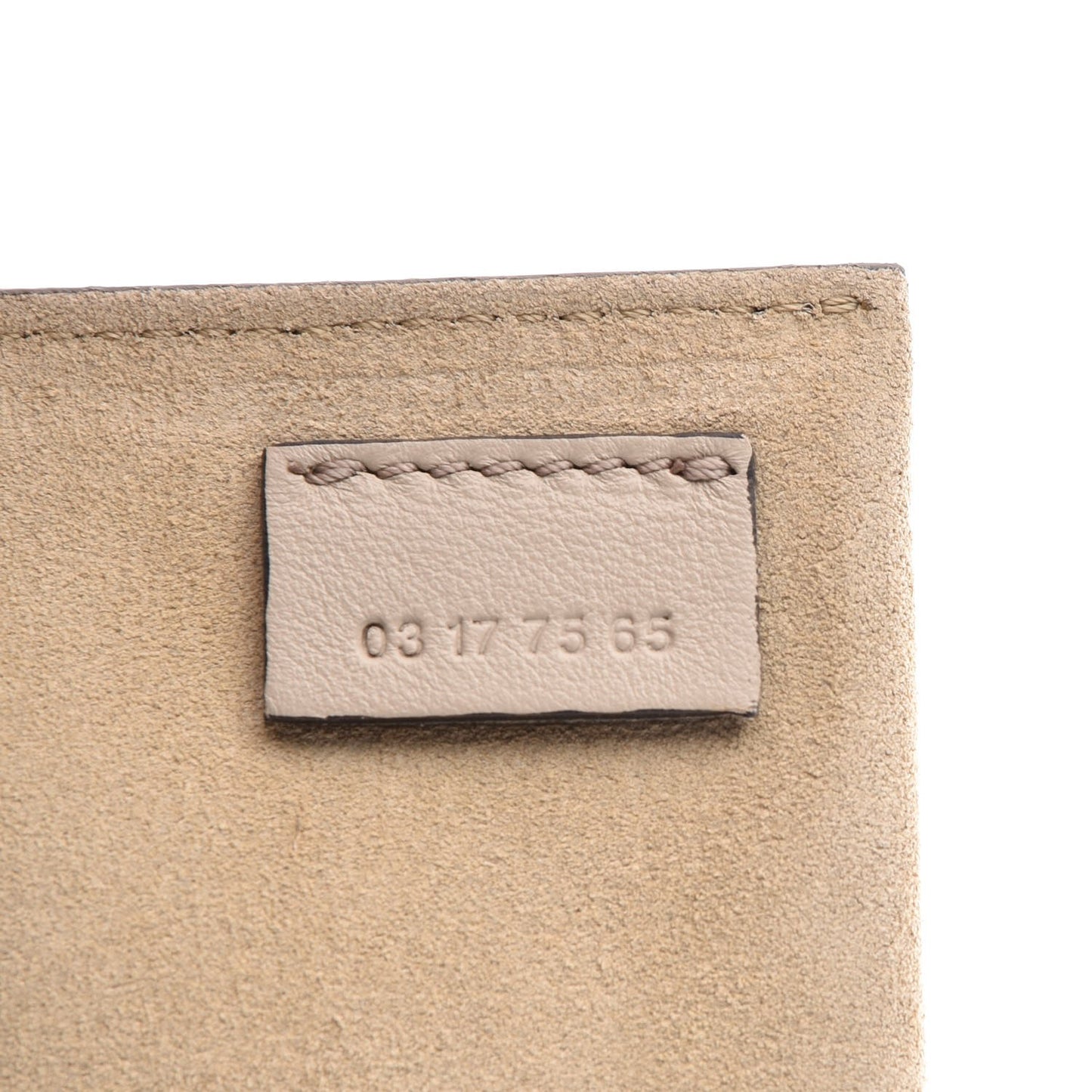 Suede Calfskin Studded Small Faye Shoulder Bag Pastel Grey