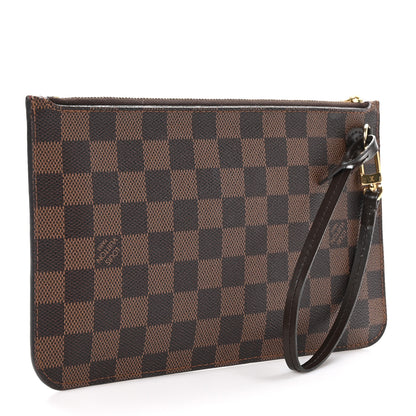 Louis Vuitton Damier Ebene Neverfull MM GM Pochette 3 of 8