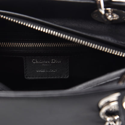 Christian Dior Calfskin Paradise Medium Lady Dior Black 7 of 13