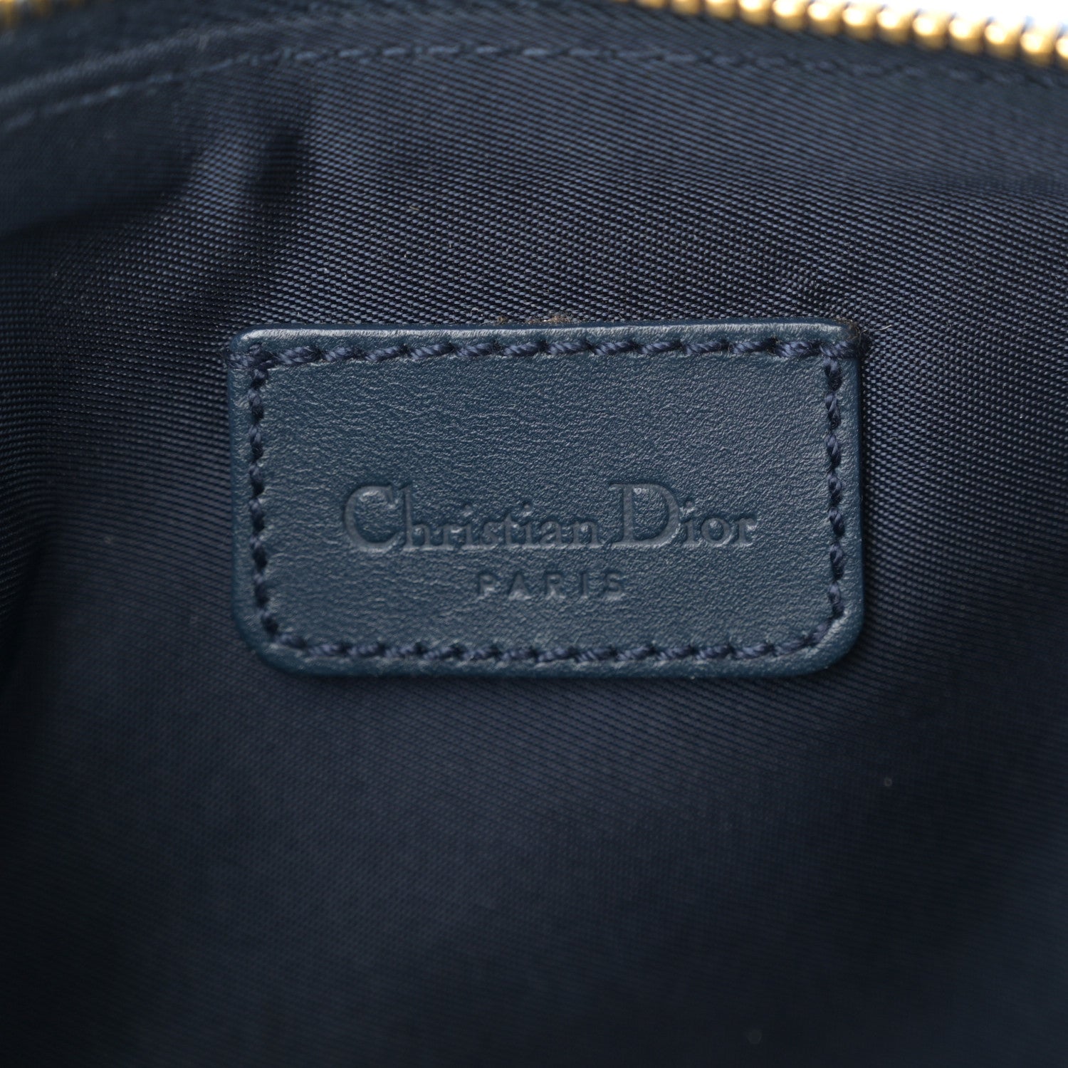 Christian Dior Monogram Mini Saddle Pochette Blue 6 of 11