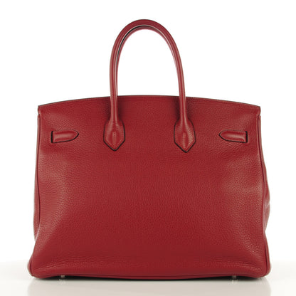 Hermes Togo Birkin 35 Rouge H 4 of 15
