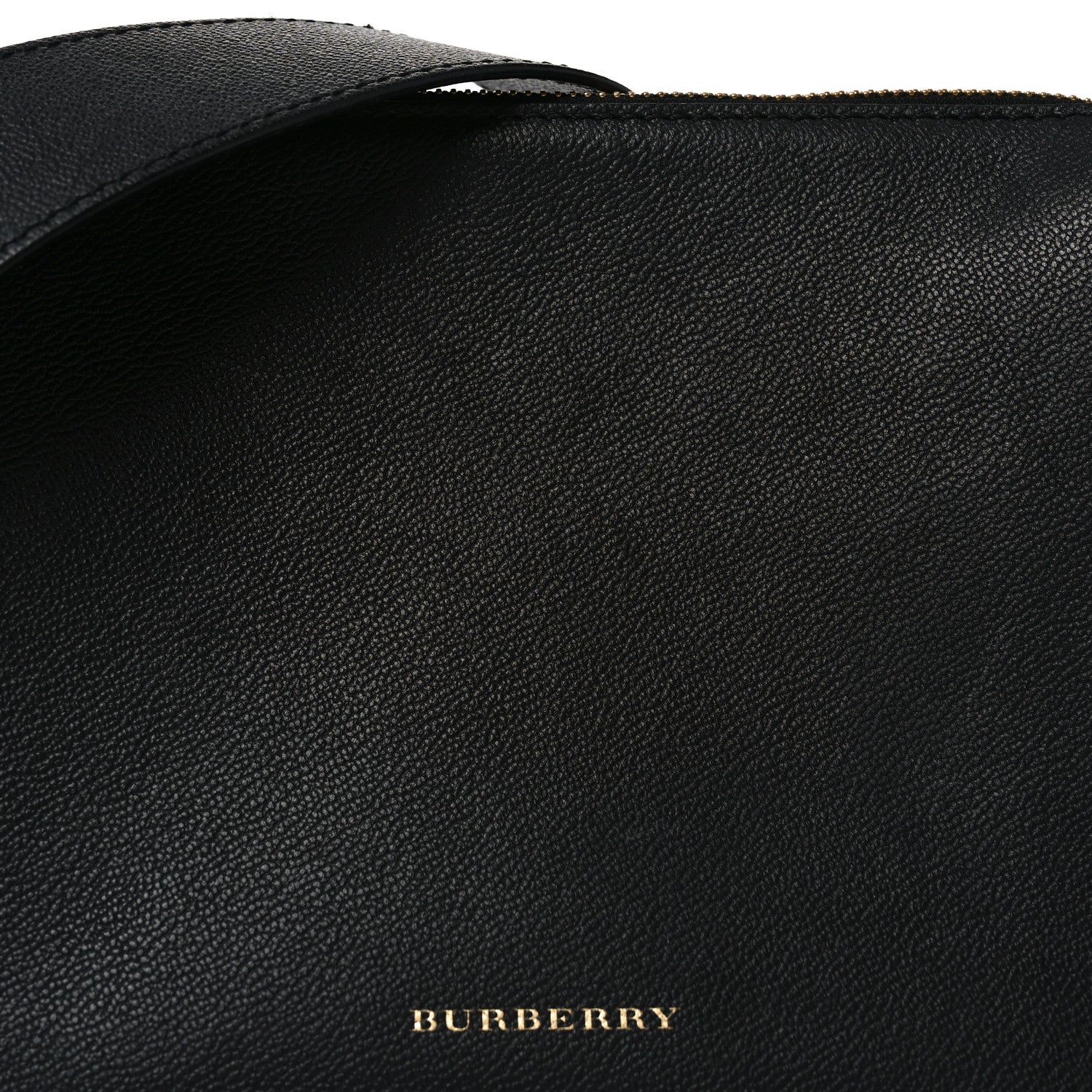Burberry Soft Grain Calfskin House Check Small Helmsley Crossbody Black 14 of 19