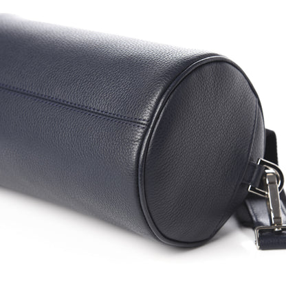 Christian Dior HOMME Grained Calfskin Mens Roller Pouch Navy Blue 8 of 8
