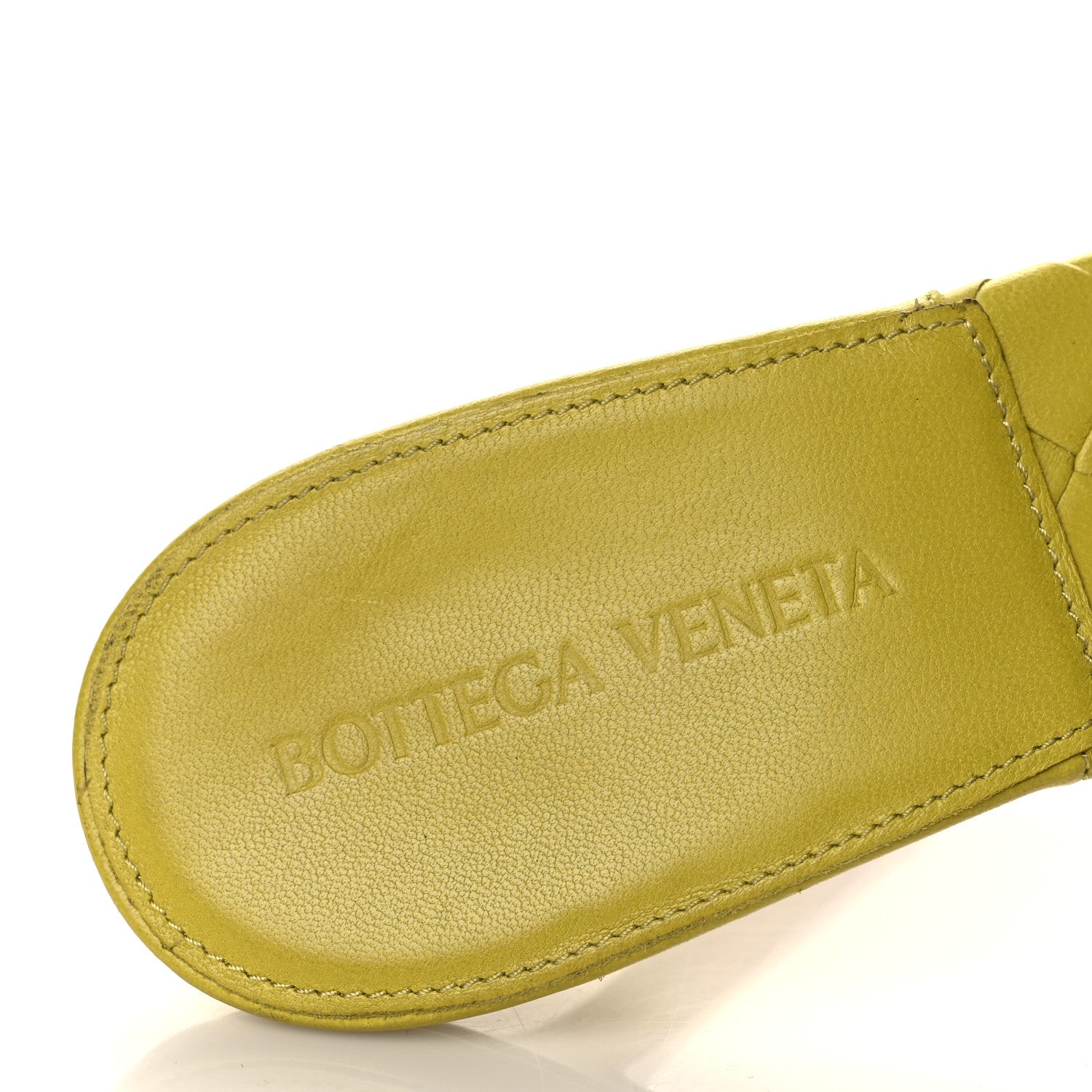 Bottega Veneta Nappa Maxi Intrecciato Lido 90mm Mule Sandals 37 Acid 7 of 9