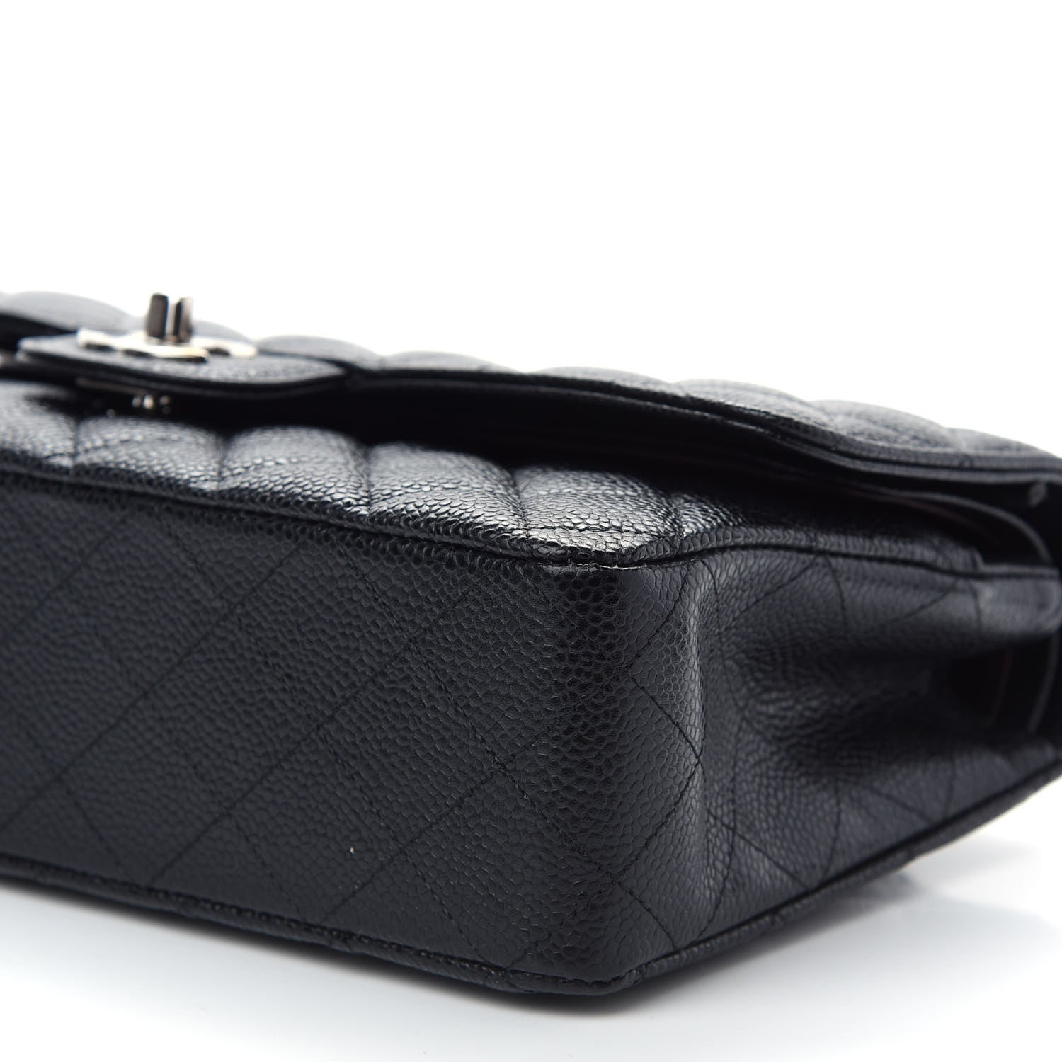 Chanel Caviar Quilted Medium Double Flap Black 7 of 8