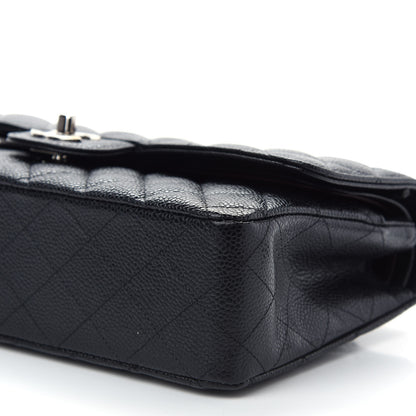 Chanel Caviar Quilted Medium Double Flap Black 7 of 8