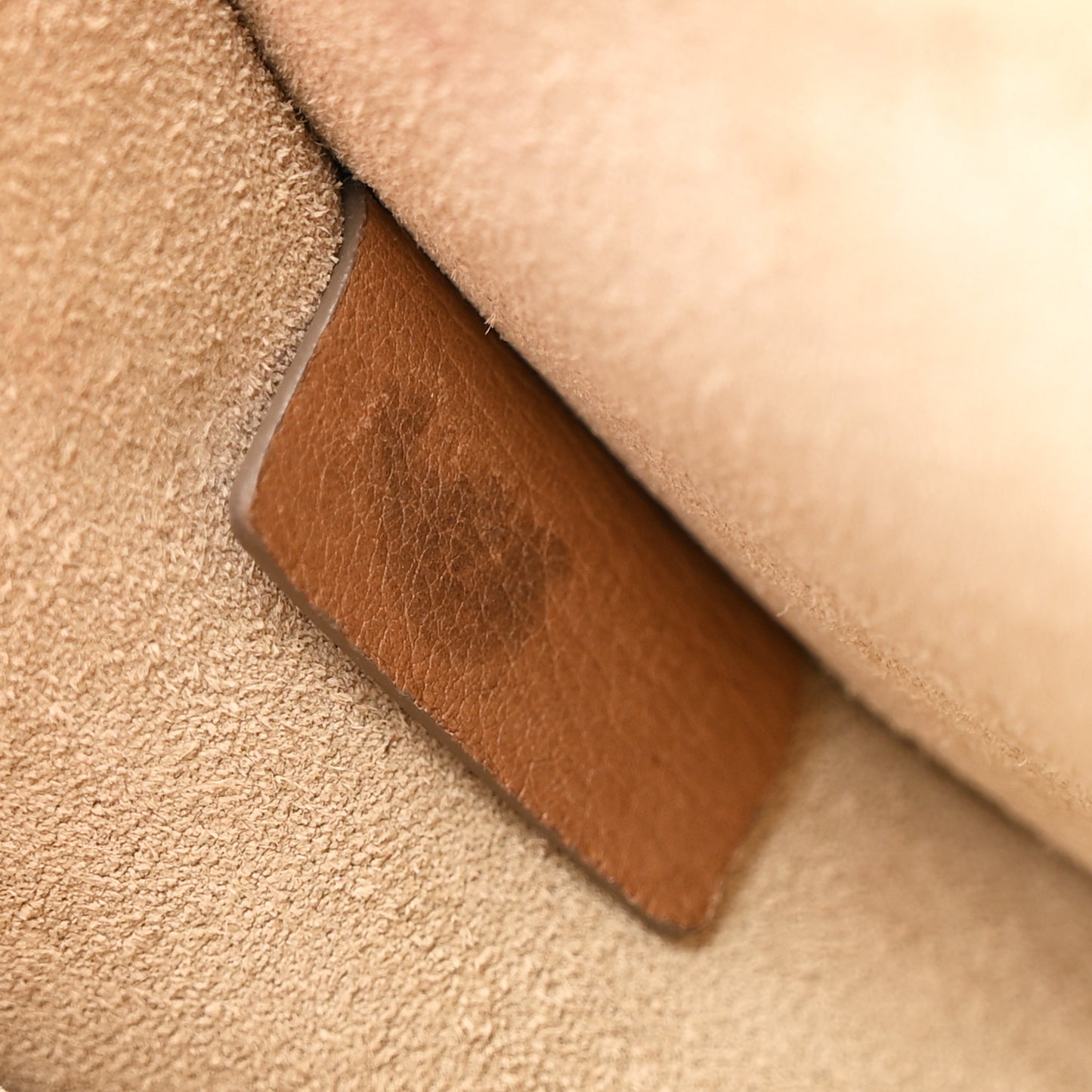 Calfskin Georgia Crossbody Bag Chestnut Cream