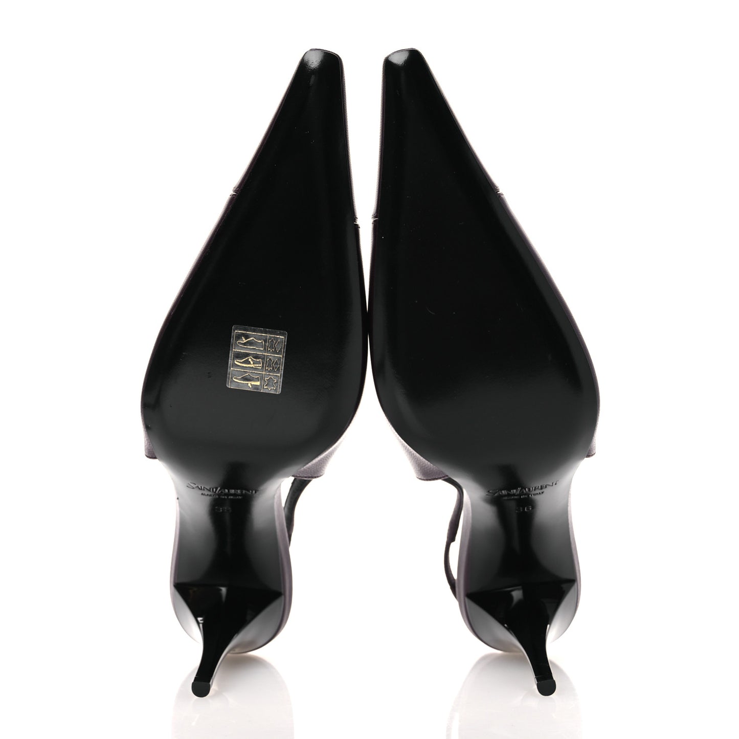 Nappa Babylone Breteuil Slingback Pumps 36 Bordeaux