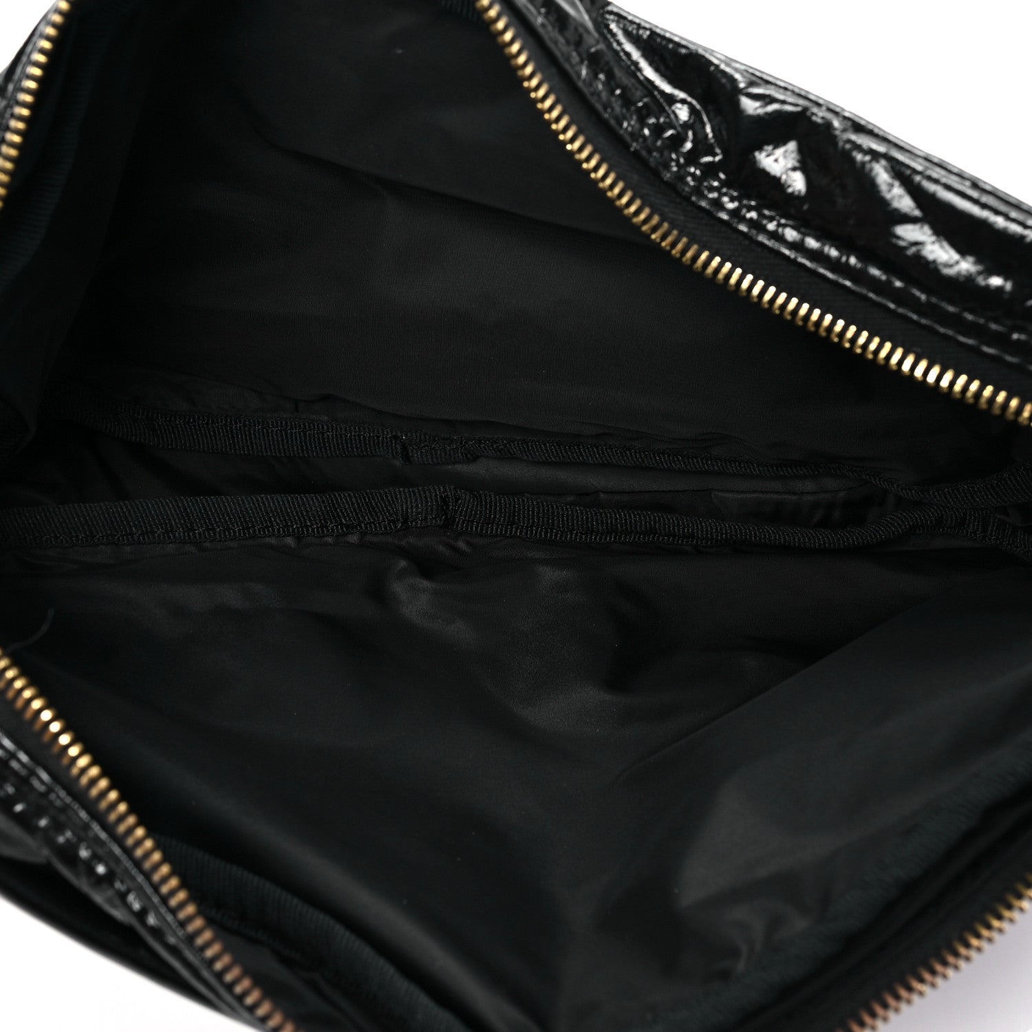 Prada Vernice Cosmetic Pouch Black 5 of 7