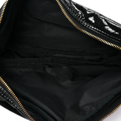 Prada Vernice Cosmetic Pouch Black 5 of 7