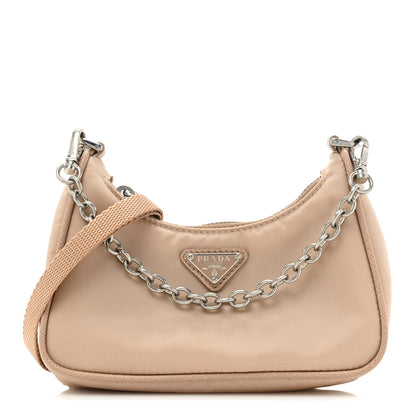 Prada Tessuto Nylon Saffiano Mini Re-Edition 2000 Shoulder Bag Cammeo 1 of 11