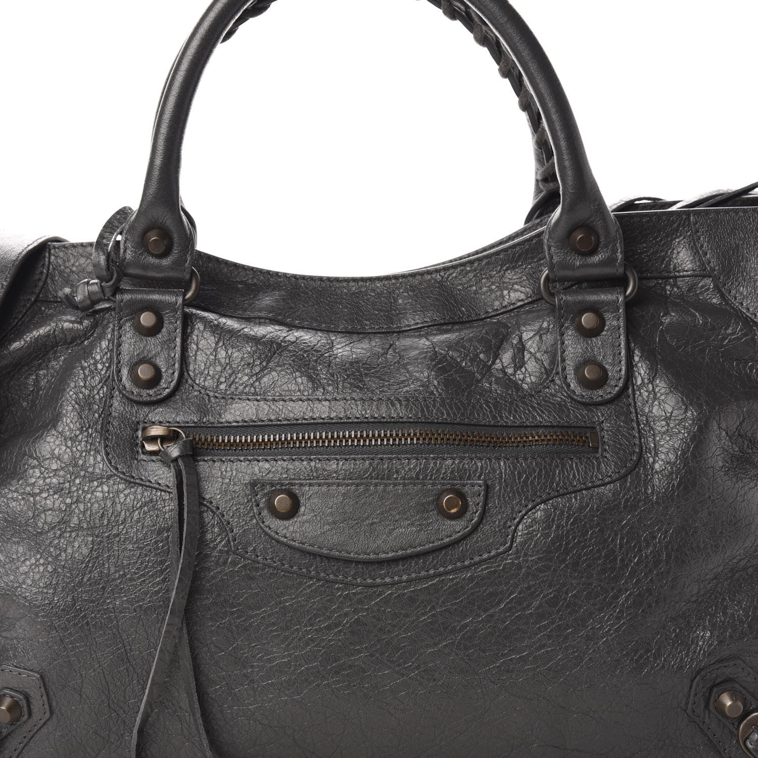 Balenciaga Agneau Classic Hardware City Gris Fossile 12 of 13
