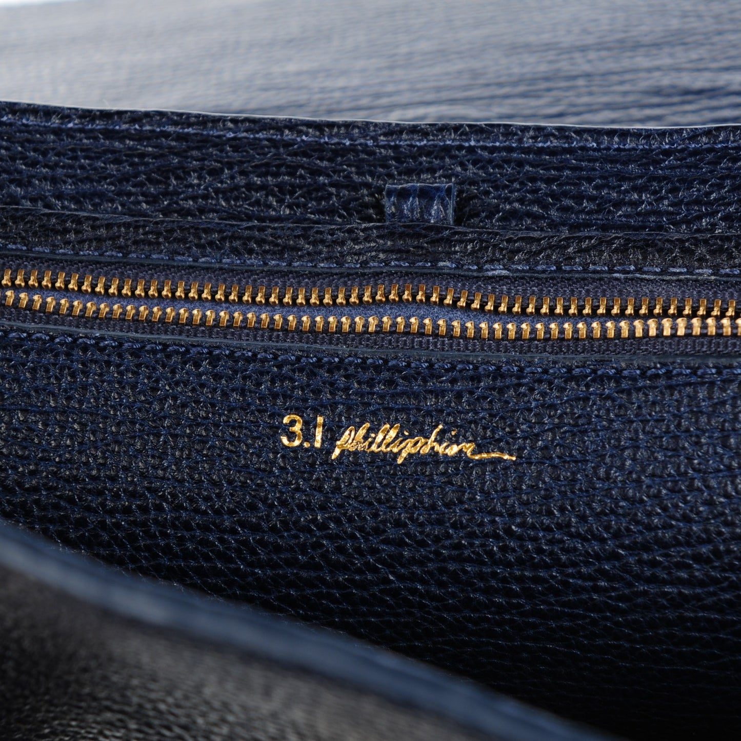 3.1 Textured Calfskin Medium Pashli Satchel Ink