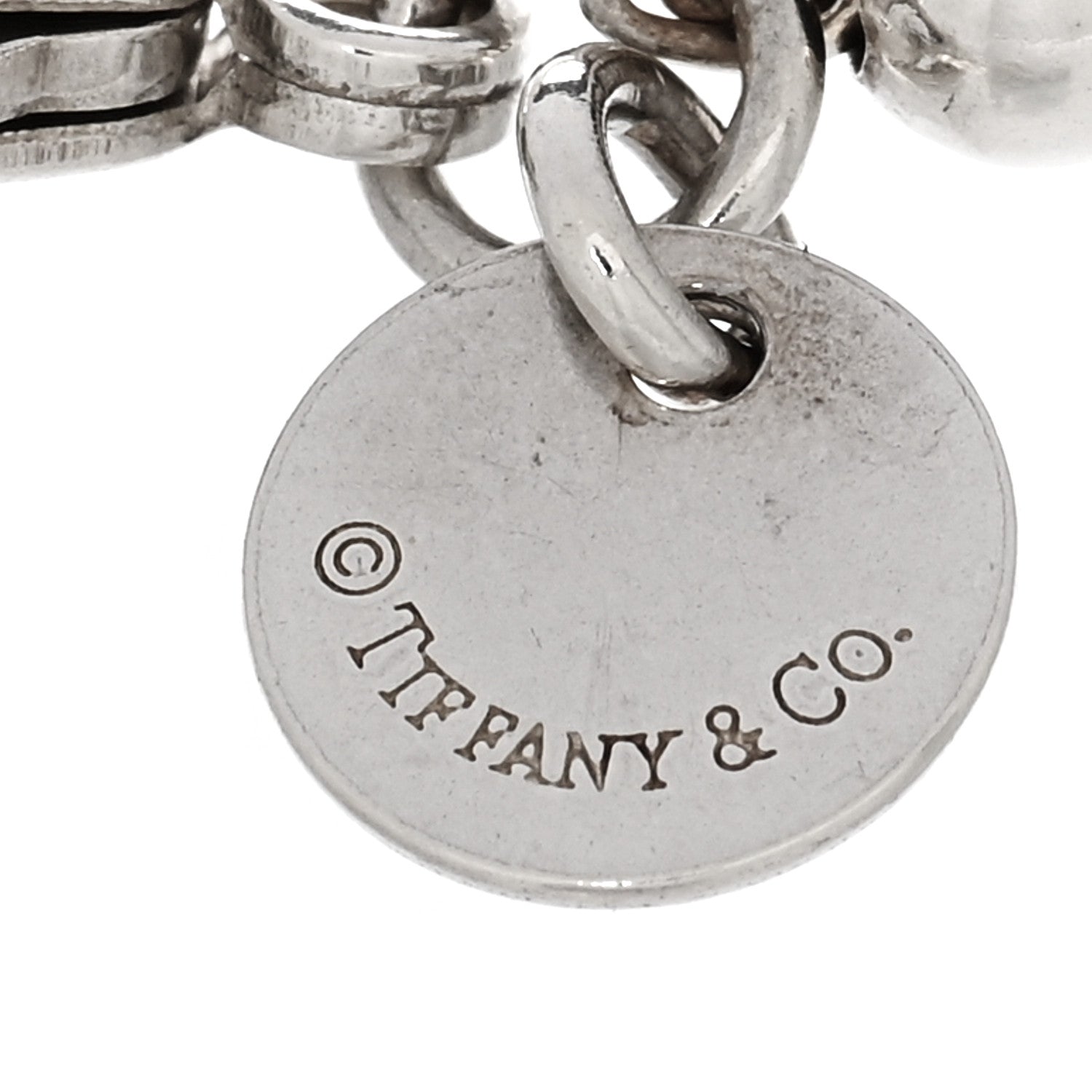 Tiffany Sterling Silver Enamel 4mm Return To Tiffany Heart Tag Bead Bracelet Blue 4 of 4