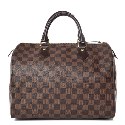 Louis Vuitton Damier Ebene Speedy 30 1 of 12