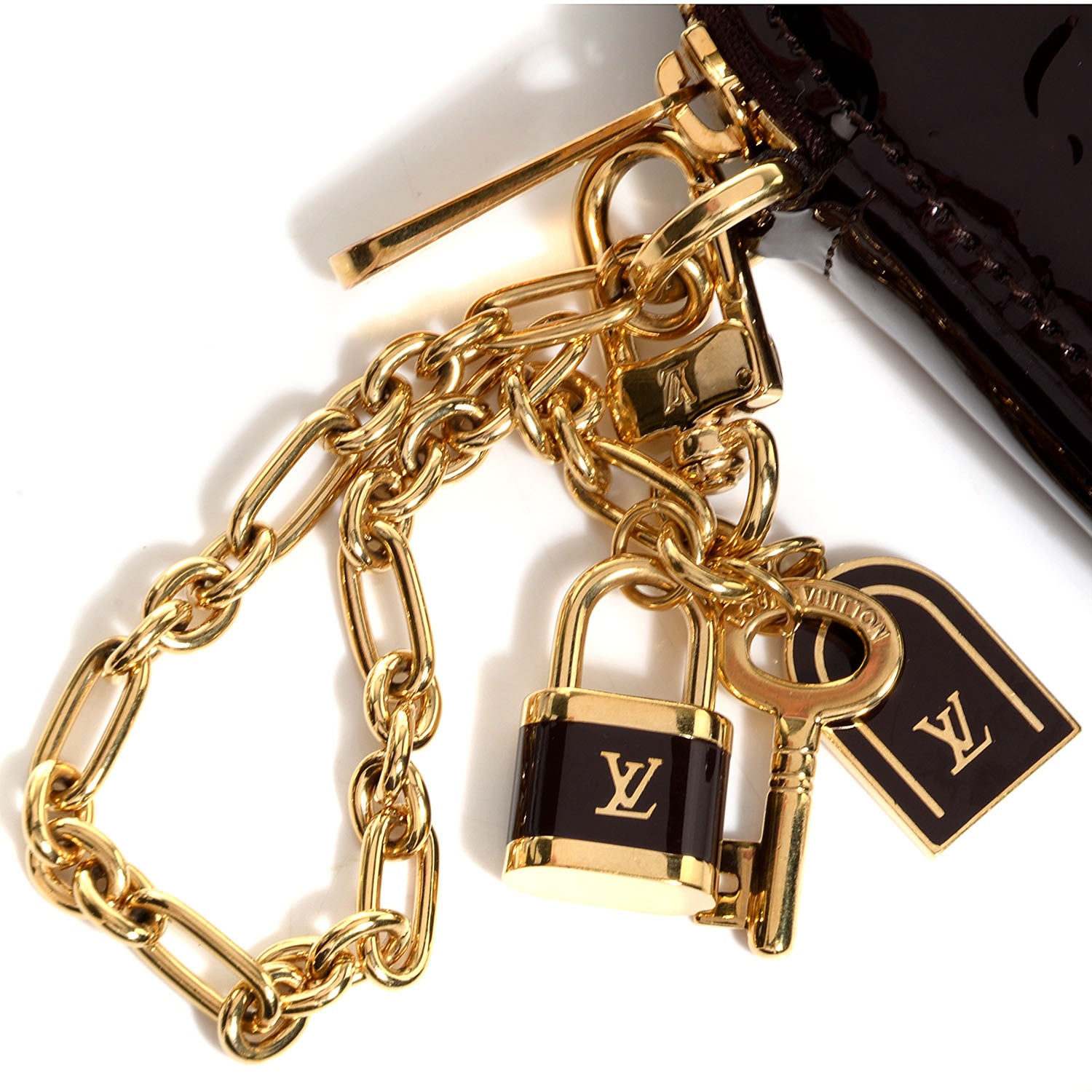 Louis Vuitton Vernis Coeur Heart Coin Purse Amarante 8 of 9