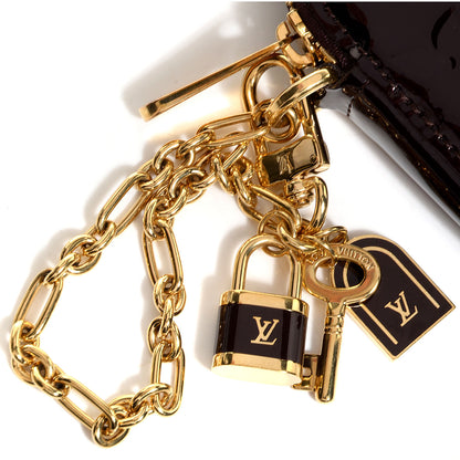 Louis Vuitton Vernis Coeur Heart Coin Purse Amarante 8 of 9