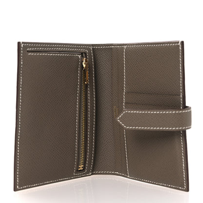 Hermes Epsom Bearn Compact Wallet Etoupe 5 of 9