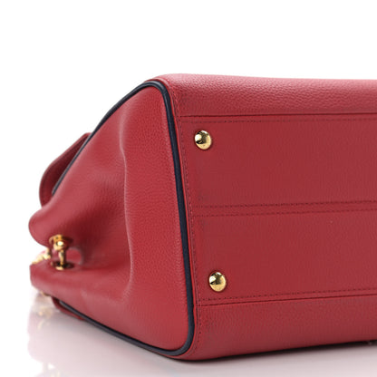 Louis Vuitton Grained Calfskin Monogram Double V Rubis 7 of 10