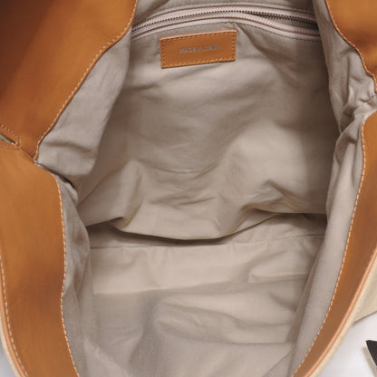 Burberry Suede Haymarket Check Horn Toggle Shoulder Bag 6 of 9
